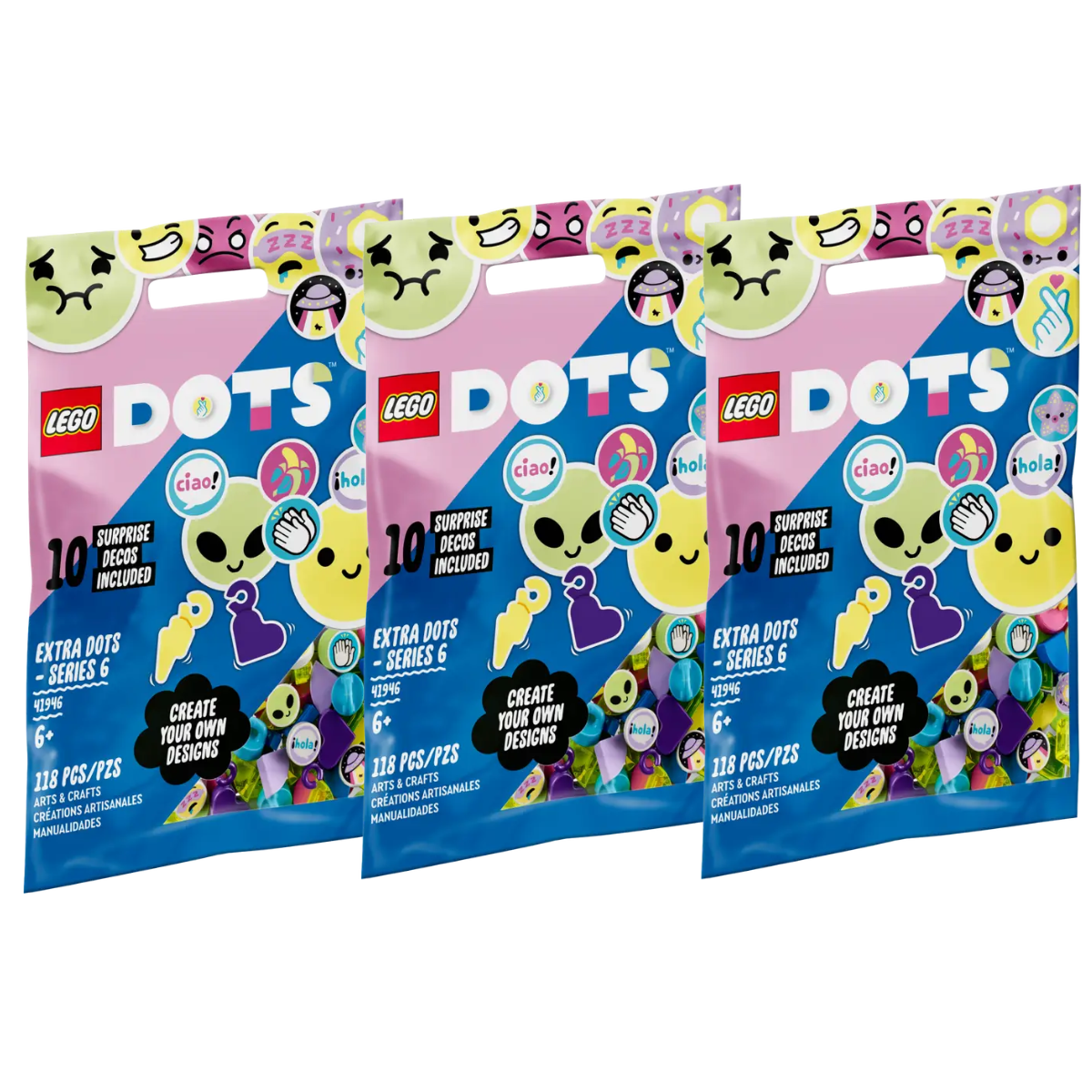 LEGO 41946 Extra DOTS S6 (Bundle of 3) | My Toy Shop