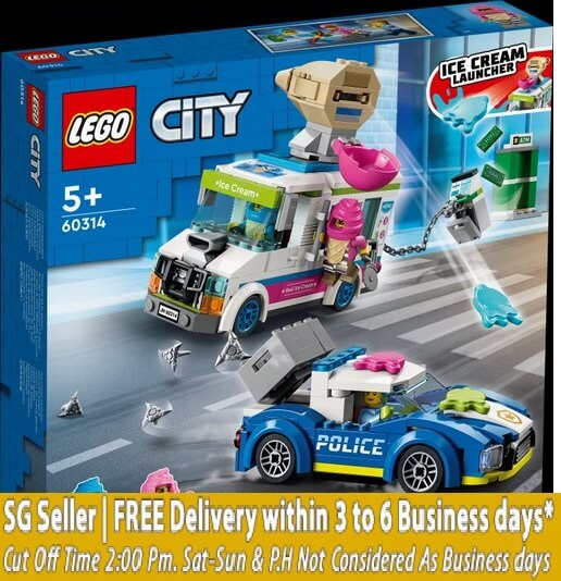LEGO City 60314 Ice cream Truck Police Chase My Toy Shop