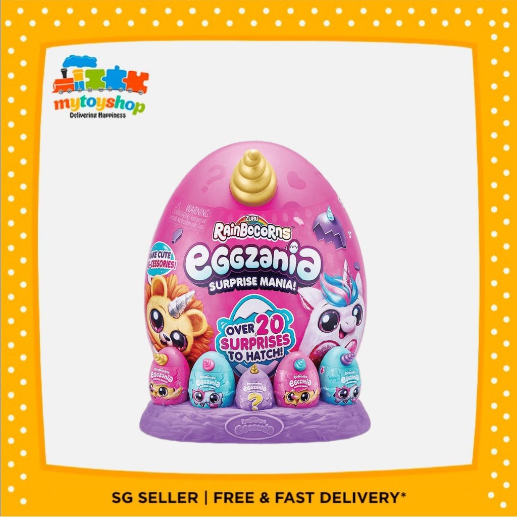 Rainbocorns Eggzania Surprise Assorted My Toy Shop