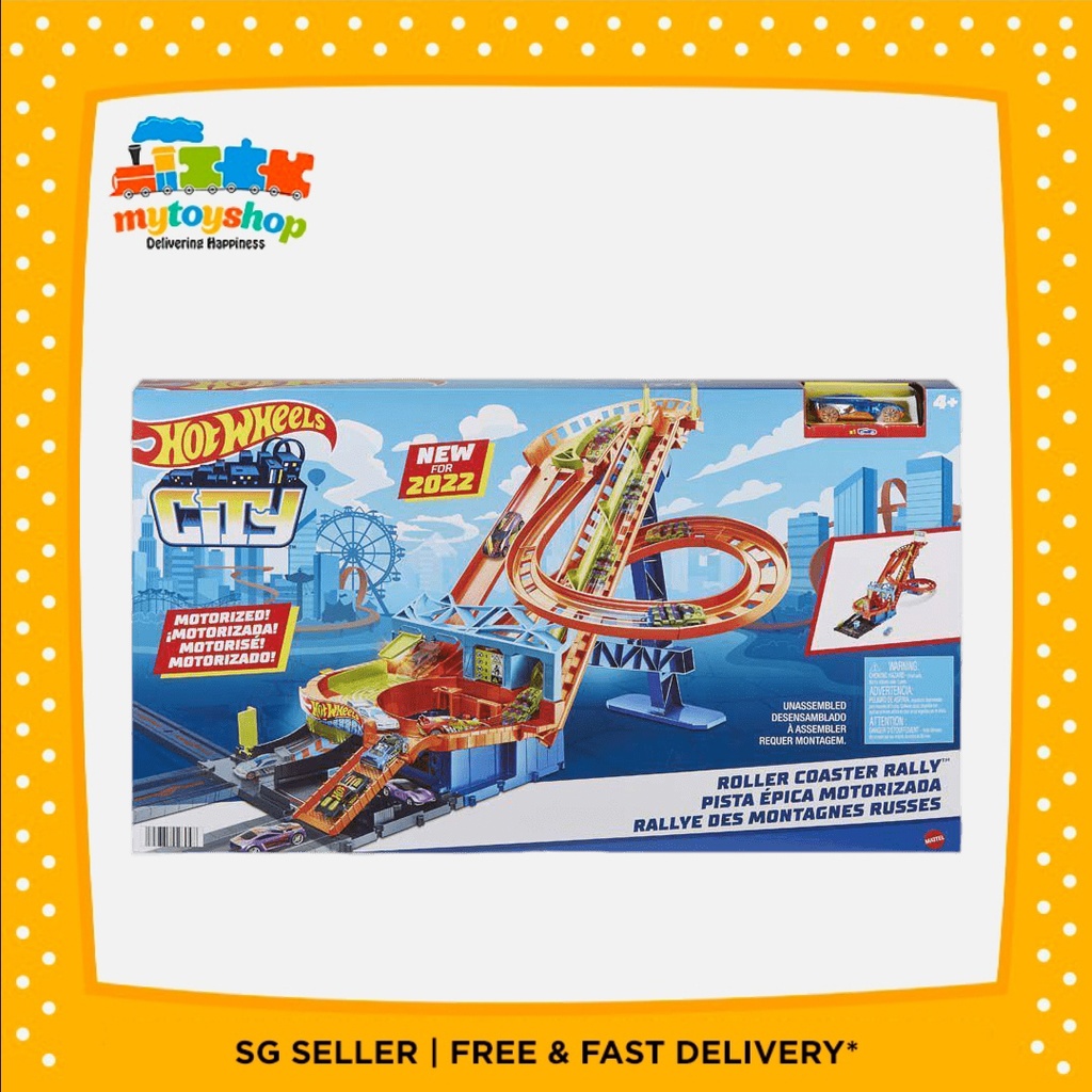 Hot Wheels City Roller Coaster Rally Playset My Toy Shop