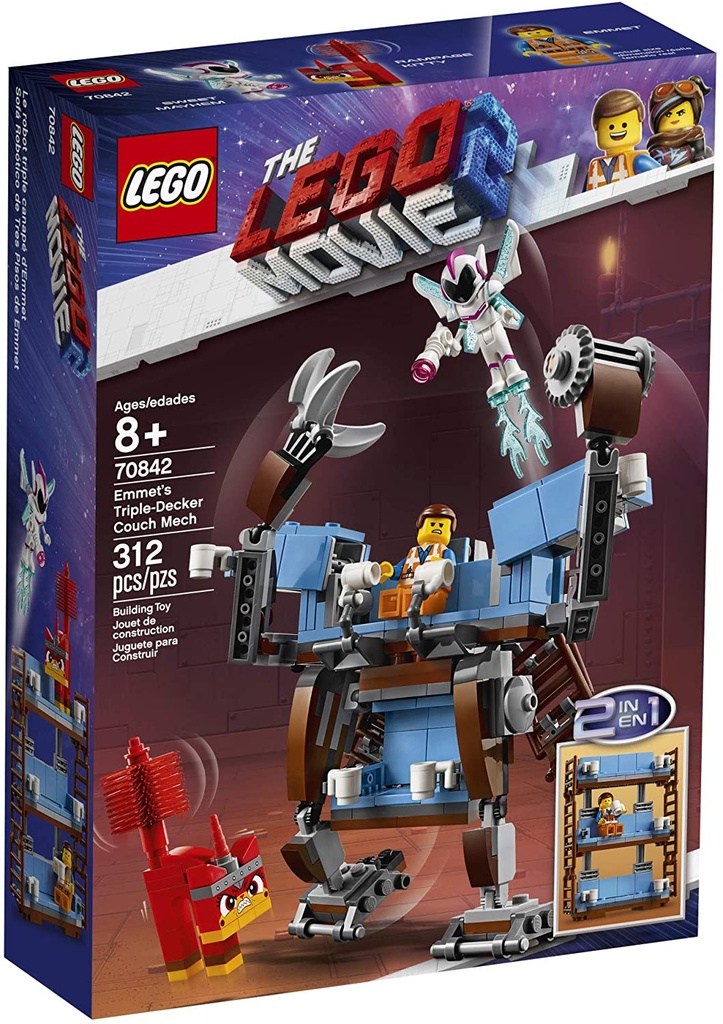 LEGO MOVIE 70842 Emmet's Triple Decker Couch Mech My Toy Shop