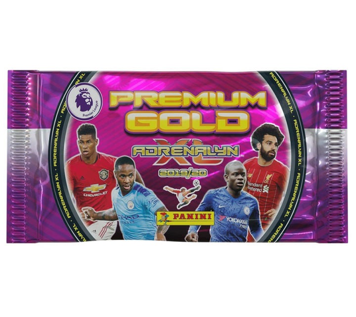 Panini Premier League Adrenalyn Trading Card Premium Gold Pack