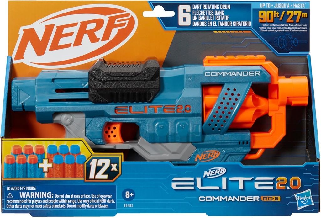 NERF Elite Commander RD-6 Blaster My Toy Shop
