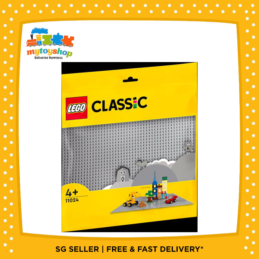みんと LEGO 11024 Classic Gray Baseplate | My Toy Shop