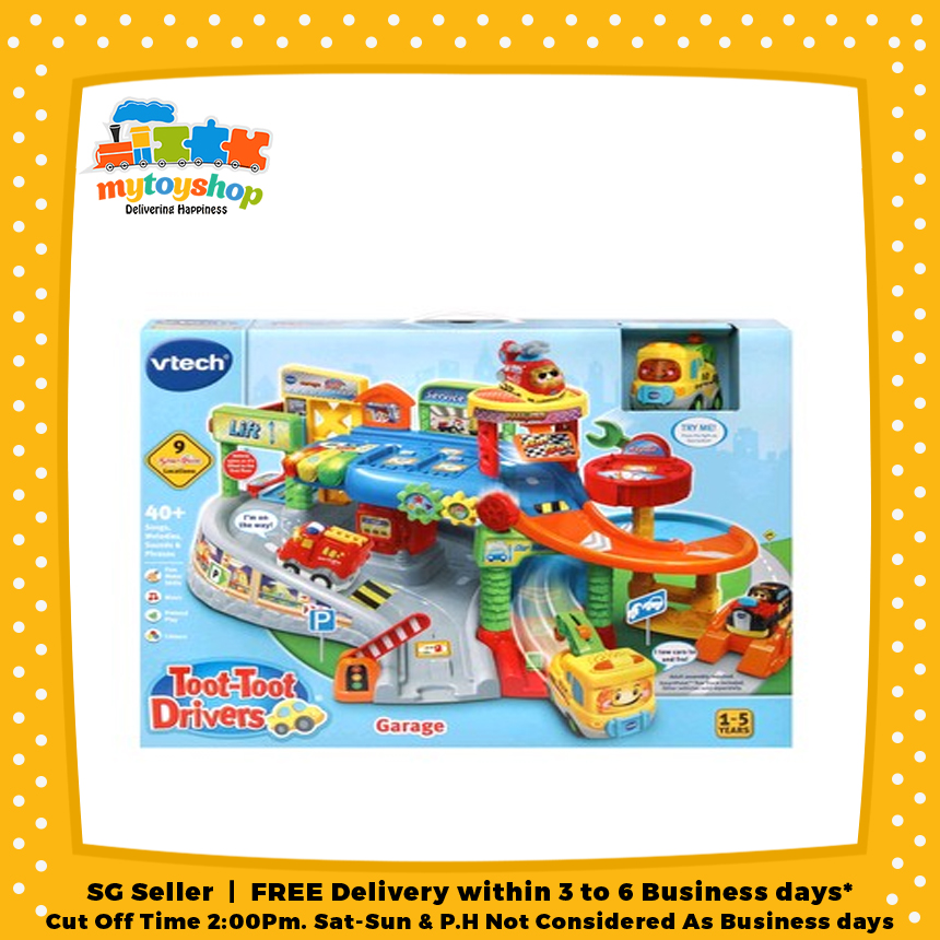 Vtech toot toot on sale garage playset