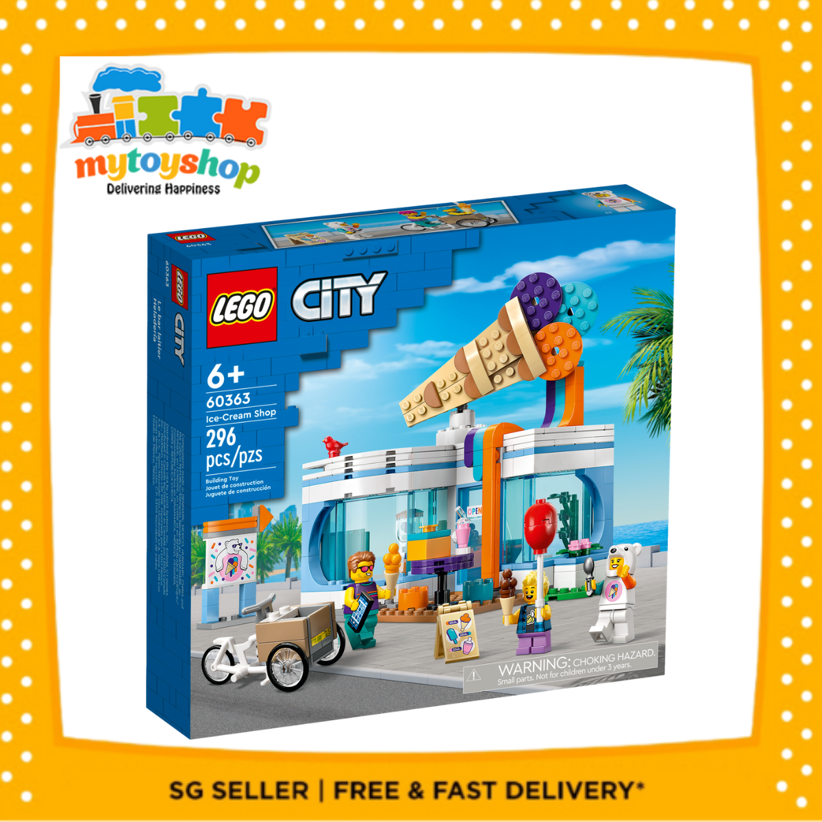 あい LEGO 60363 City Ice Cream Shop | My Toy Shop