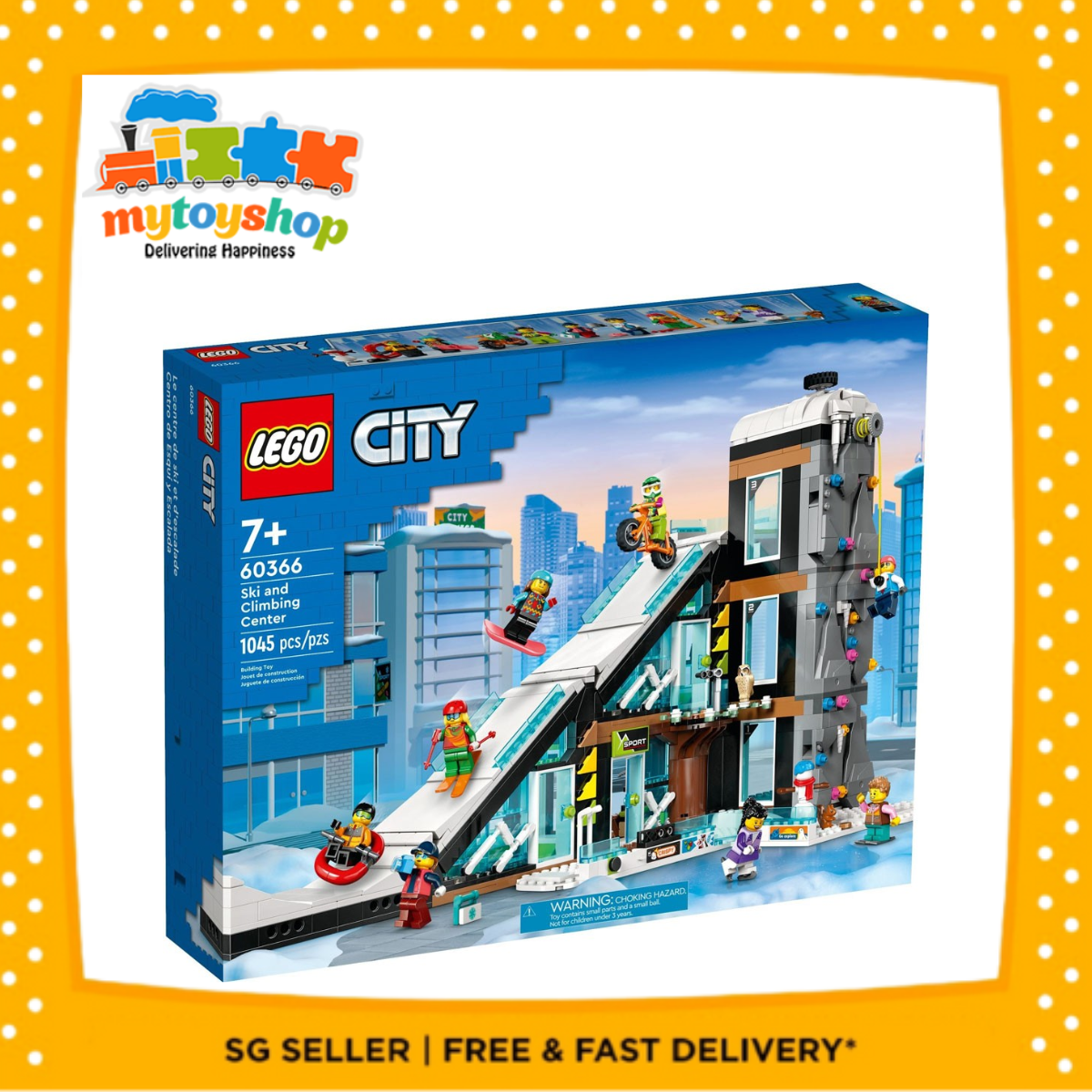 LEGO 60366 City Ski and Climbing Center My Toy Shop