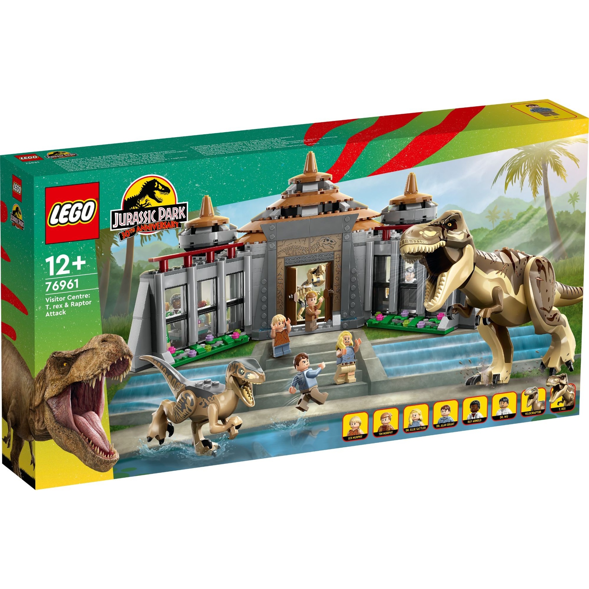 ははは LEGO 76961 Jurassic World Visitor Center Trex & Raptor