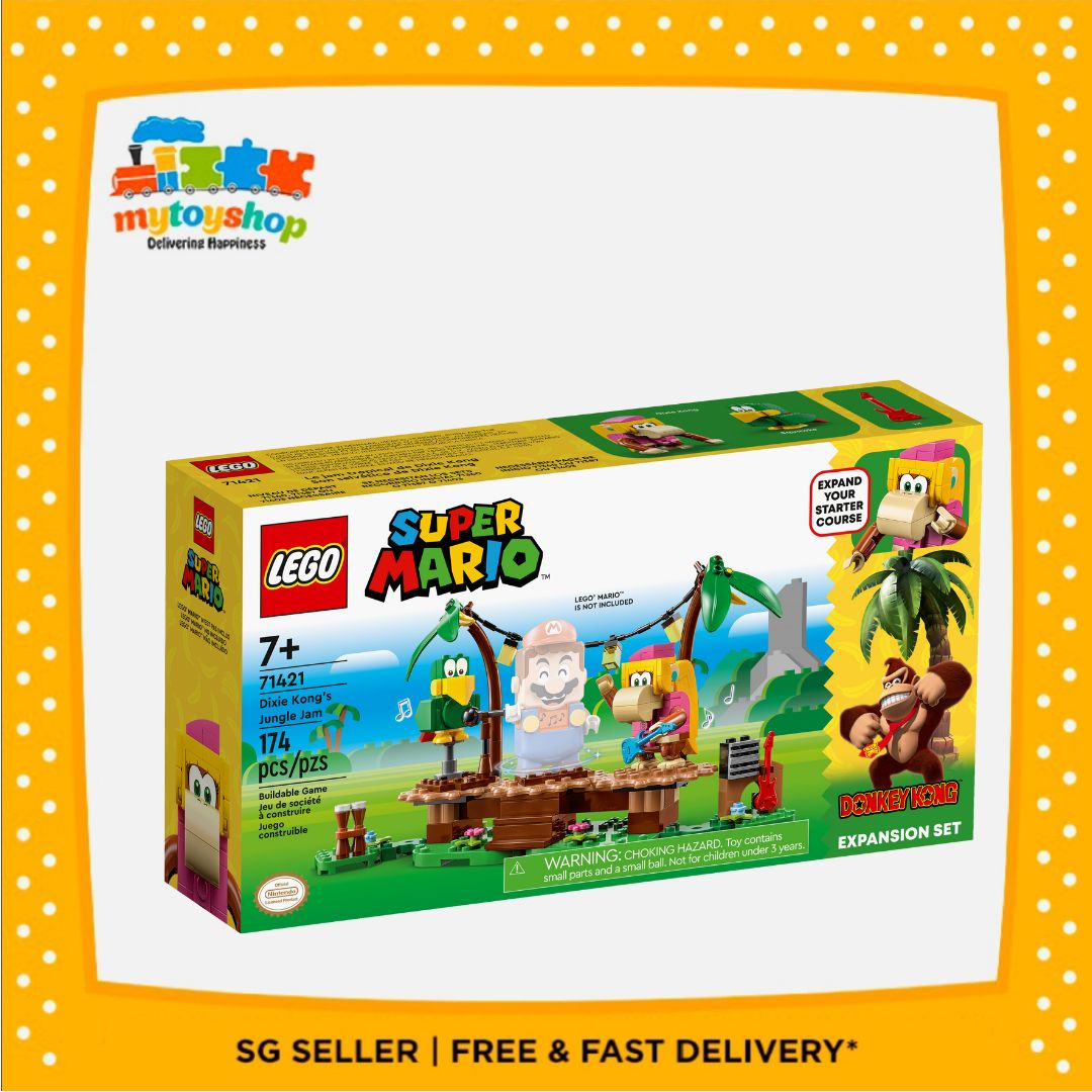 LEGO 71421 Super Mario Dixie Kong's Jungle Jam Expansion Set | My