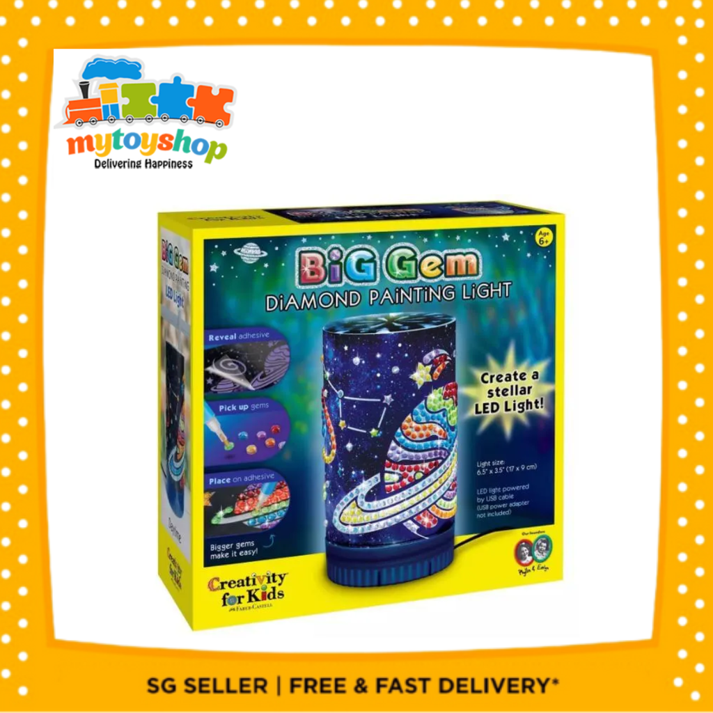 Creativity For Kids Big Gem Diamond Painting Light | My Toy Shop