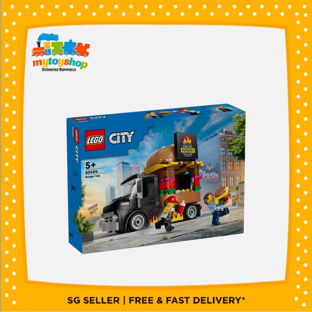 Lego Toy Lego City Hamburger Truck LEGO 60404 City Burger Truck My