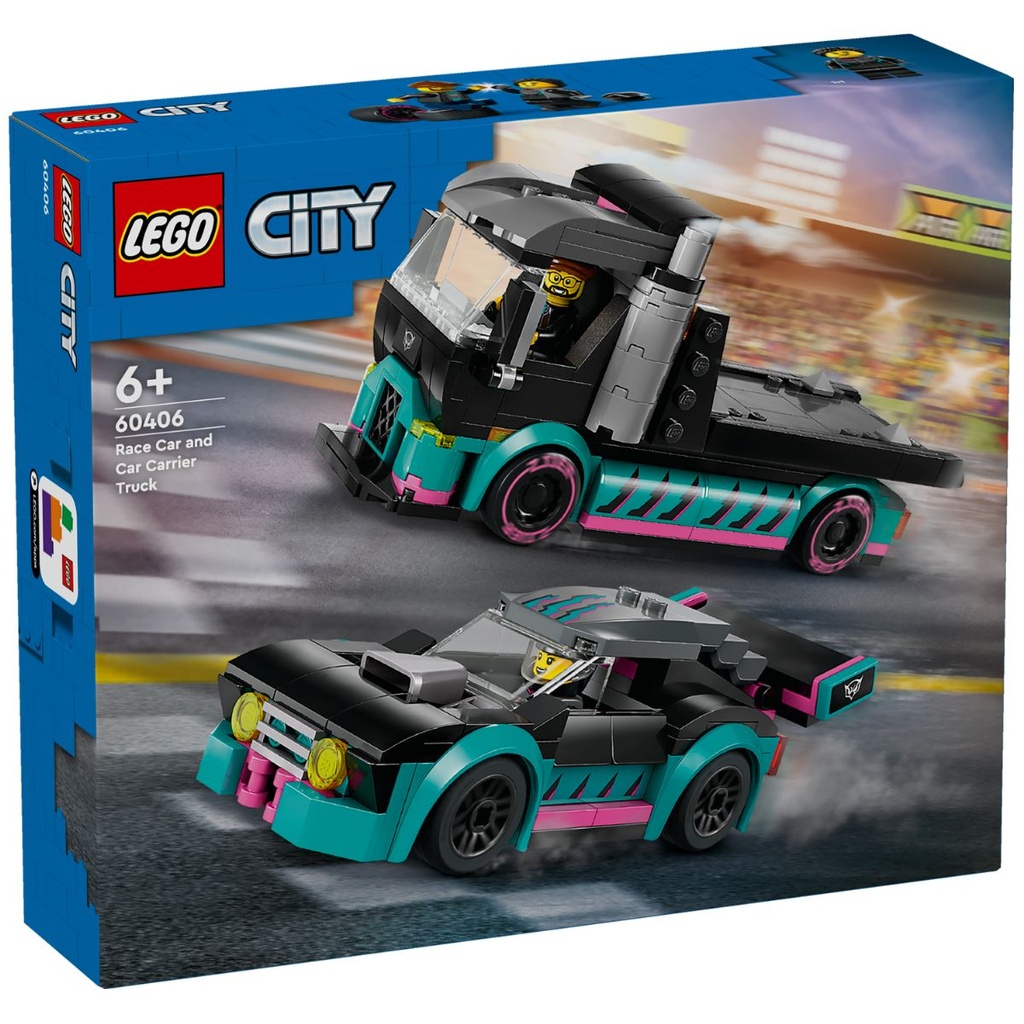 Ｈ LEGO 60406 City Race Car and Car Carrier Truck | My Toy Shop