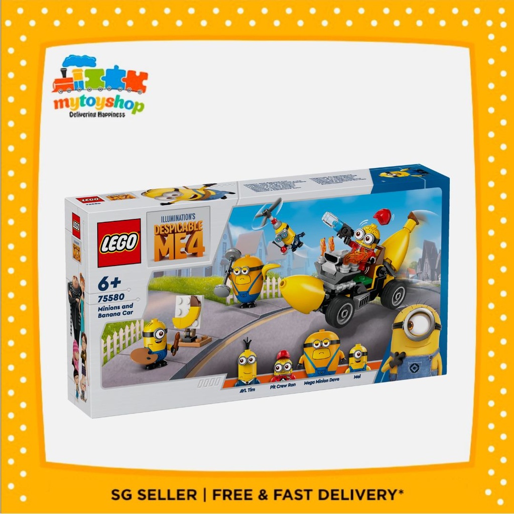 LEGO 75580 Despicable Me Minions and Banana Car My Toy Shop
