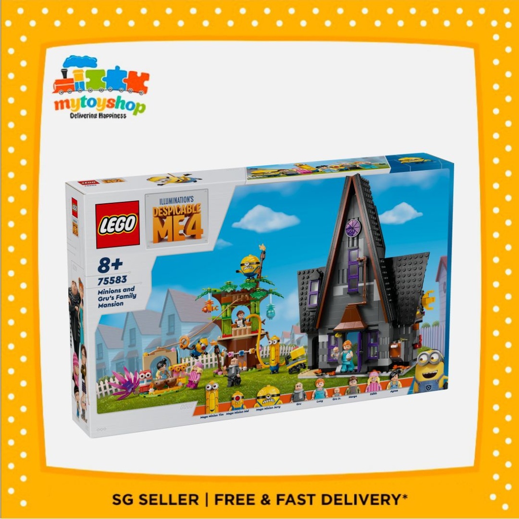 LEGO 75583 Despicable Me Minions and Gru's Family Mansion My Toy