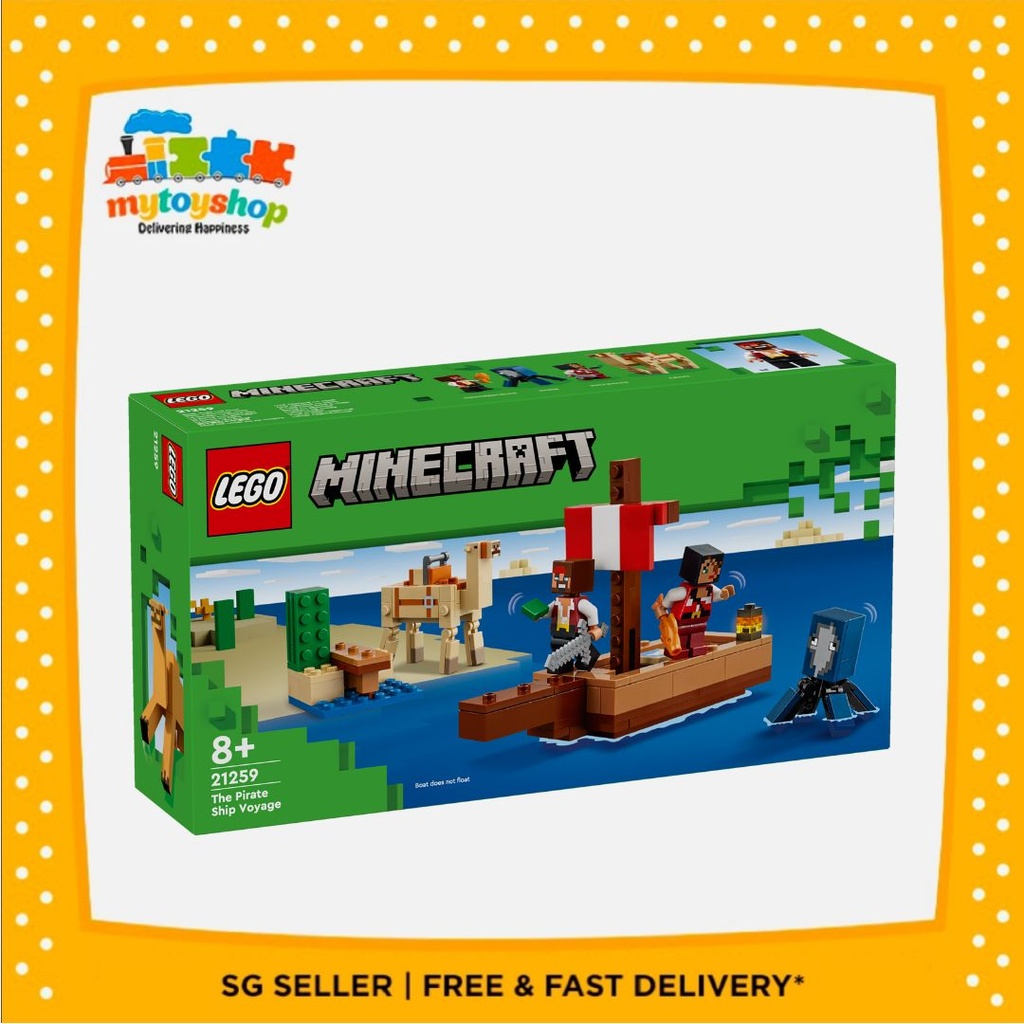 LEGO 21259 Minecraft The Pirate Ship Voyage | My Toy Shop