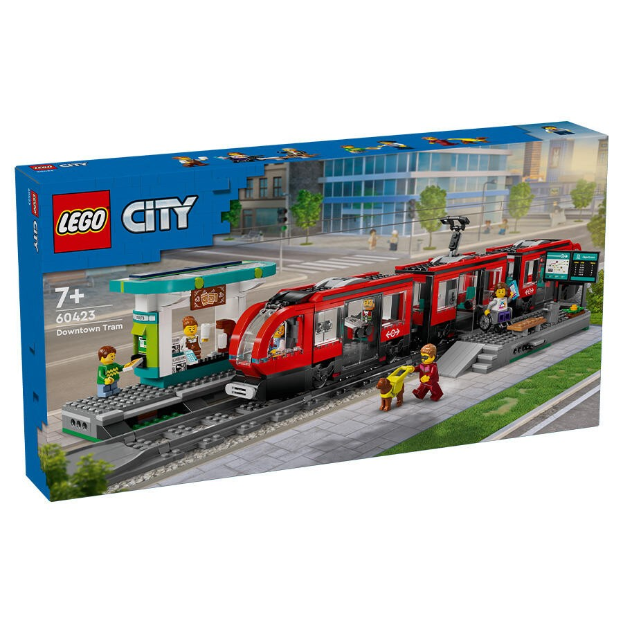 ファミコン LEGO 60423 City Downtown Streetcar and Station | My Toy Shop