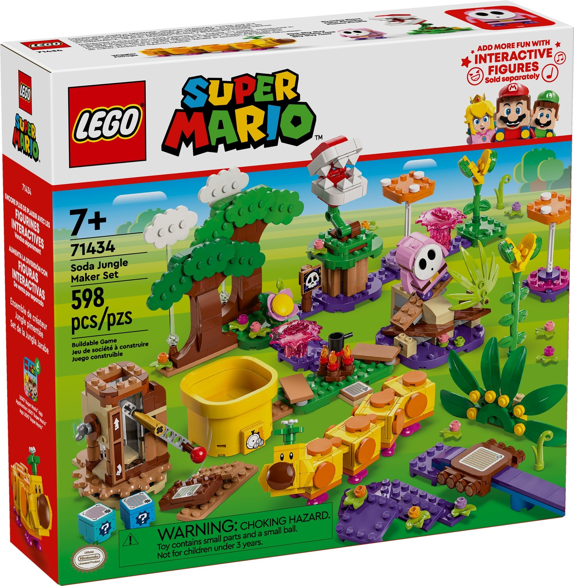 LEGO 71434 Super Mario Soda Jungle Maker Set | My Toy Shop