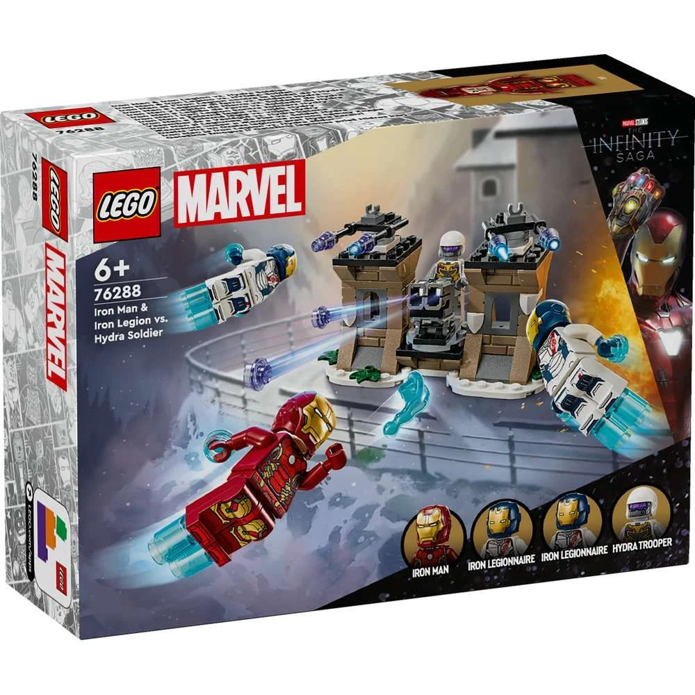 T＆H LEGO Marvel 76288 Iron Man & Iron Legion vs. Hydra Soldier