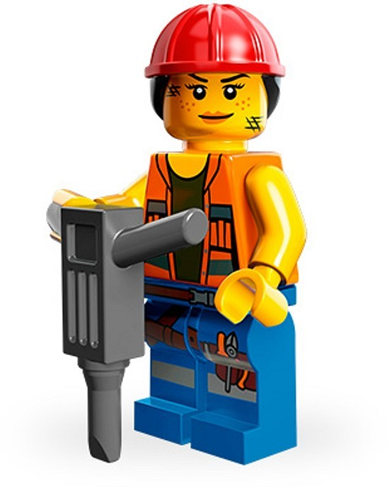 LEGO 71004 Gail the Construction Worker Minifigure | My Toy Shop