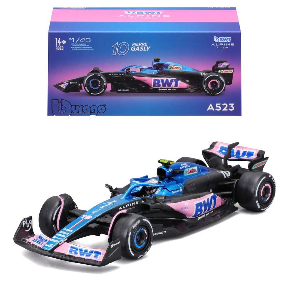 uu Burago 1:43 F1 Alpine A523 #10 Pierre Gasly | My Toy Shop