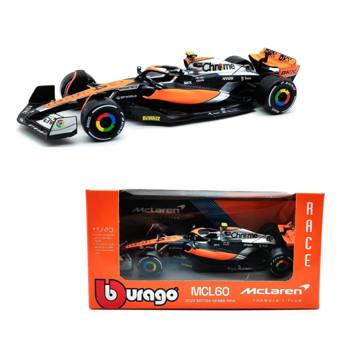 uu Burago 1:43 F1 Alpine A523 #10 Pierre Gasly | My Toy Shop