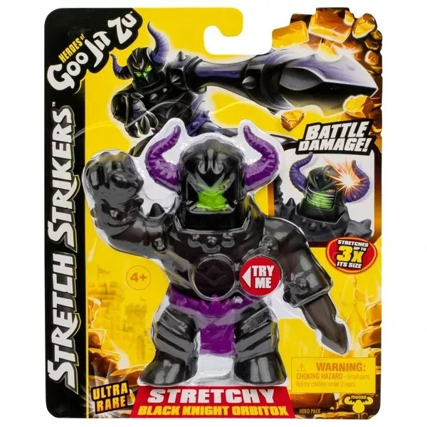 Heroes of Goo Jit Zu Stretch Strikers Hero Pack- Black Knight