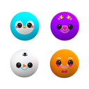 NeeDoh Squishmas Squishkins (Pack of 4 )