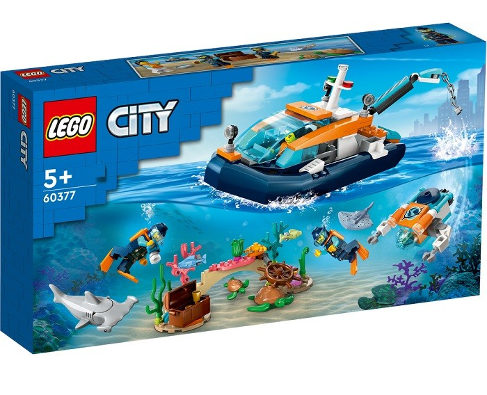 LEGO 60377 City Explorer Diving Boat