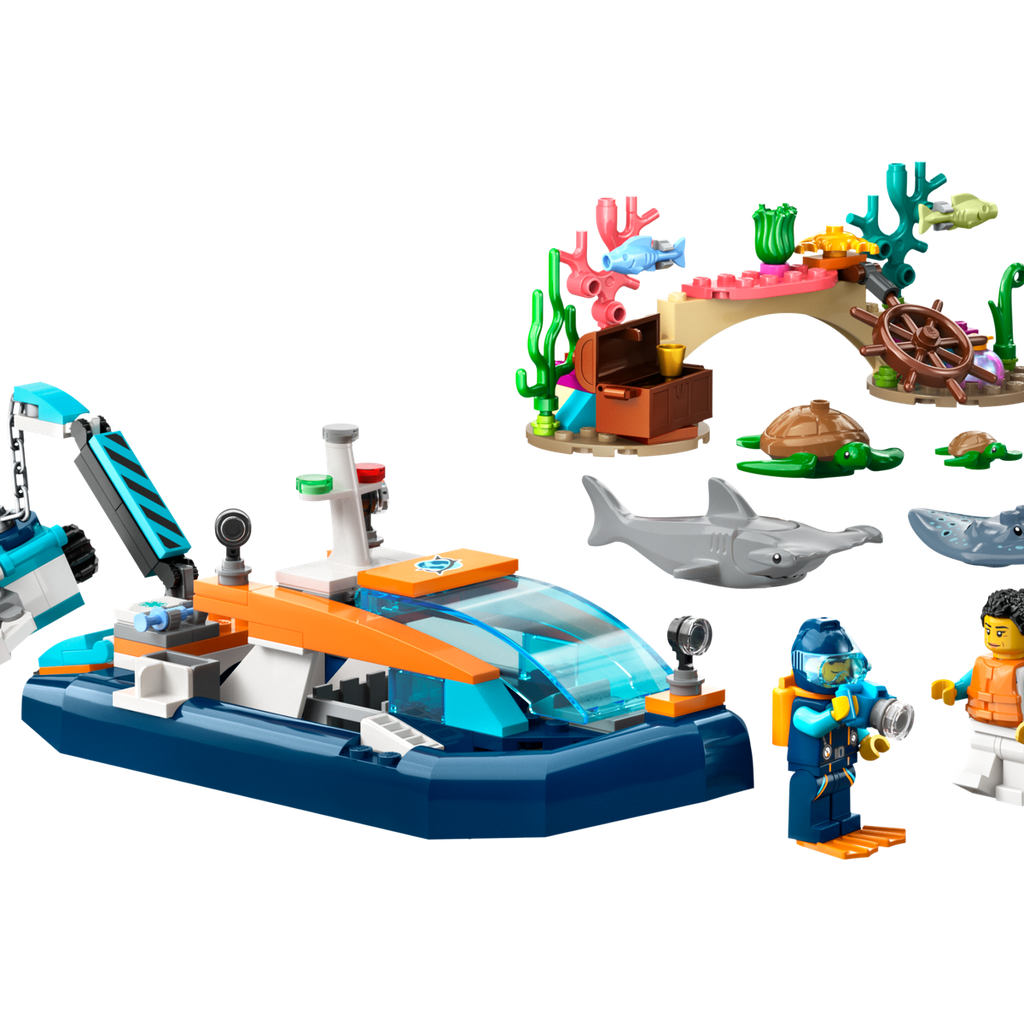 LEGO 60377 City Explorer Diving Boat