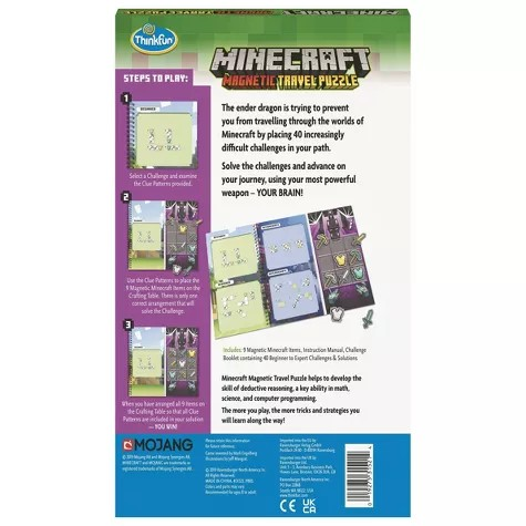 ThinkFun Minecraft Magnetic Puzzle