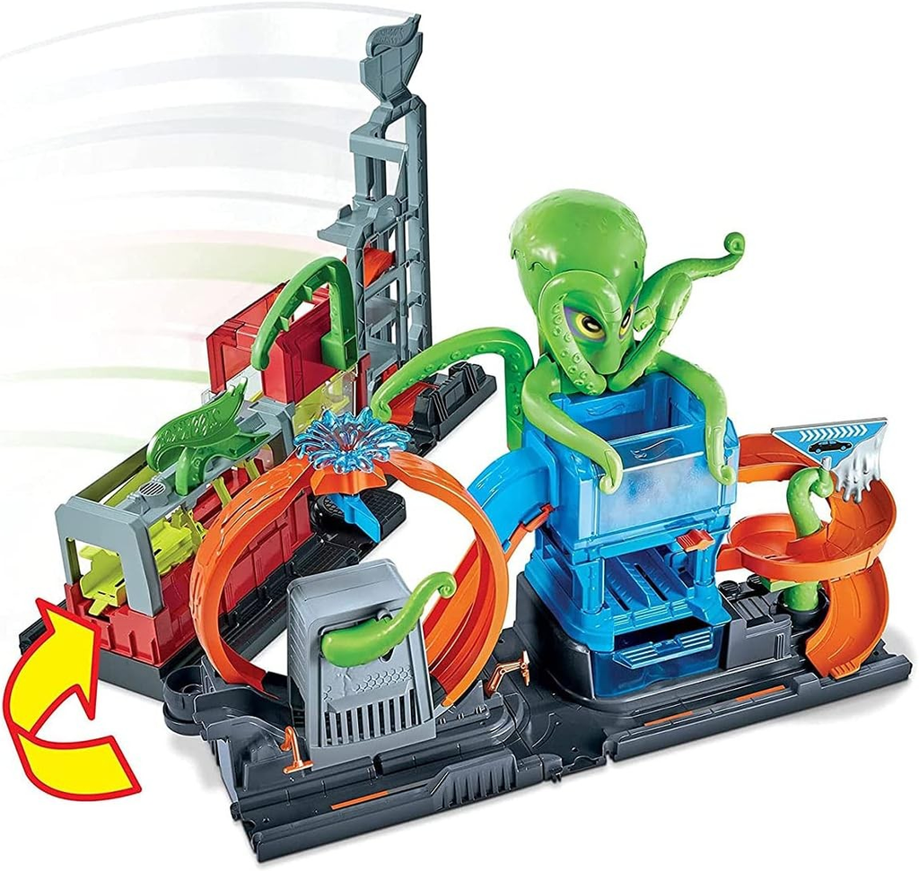 Hot Wheels Octo Car Wash Playset