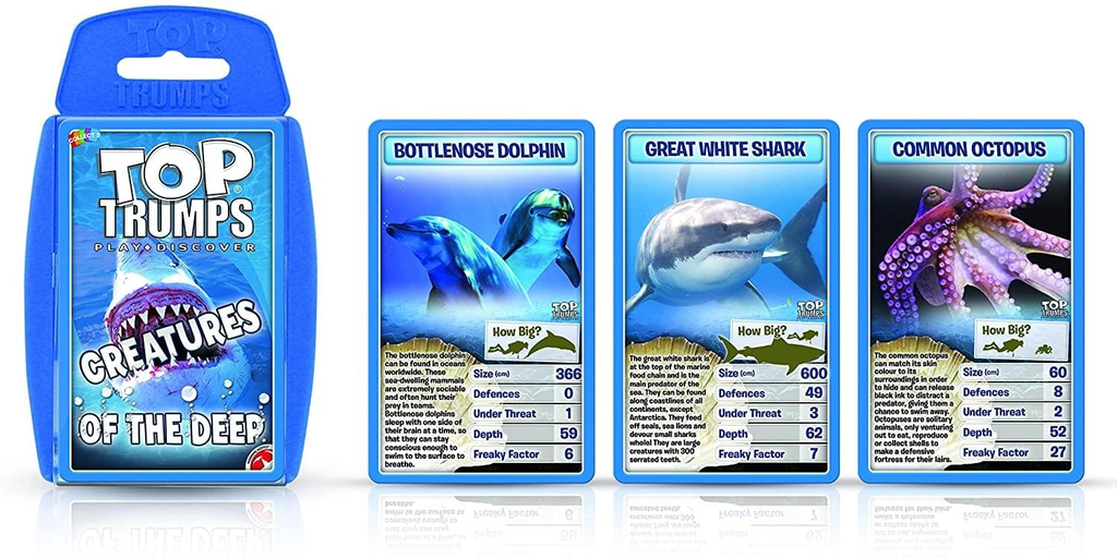 Top Trumps Creatures of the Deep