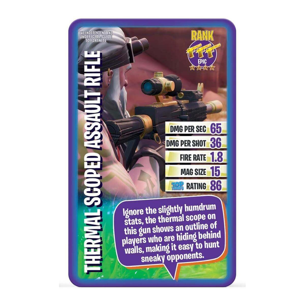 Top Trumps Independent N Unofficial guide to Fortnite