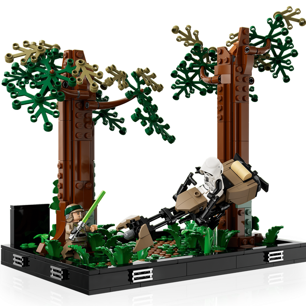 LEGO 75353 Starwars Endor Speeder Chase Diorama