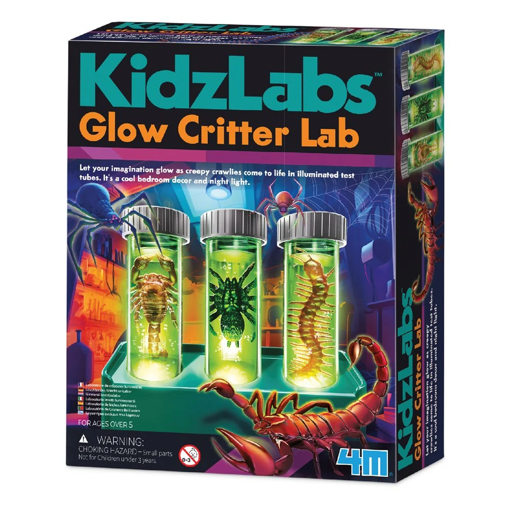 4M Kidzlabs Glow Critter Lab