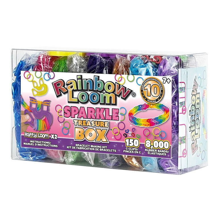 Rainbow Loom Sparkle Treasure Box