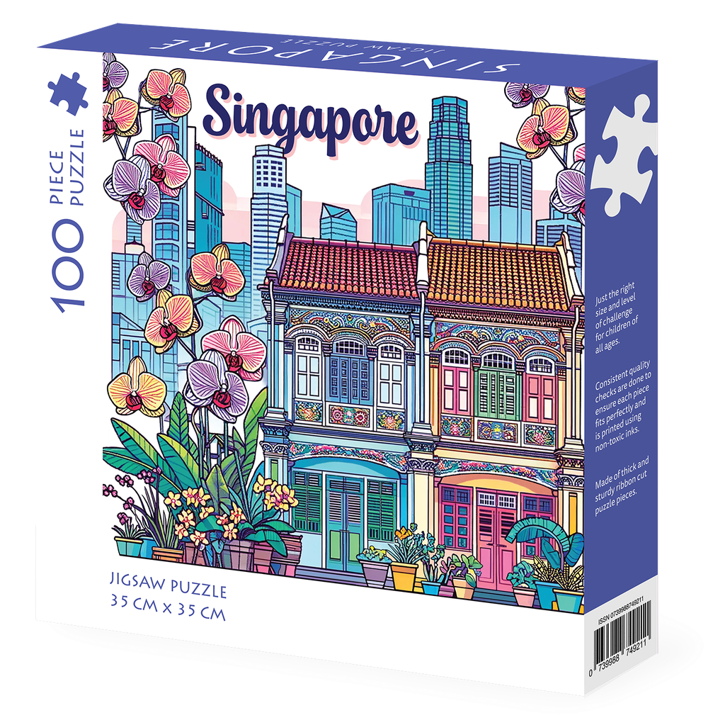 Singapore Heritage Shophouses Puzzle