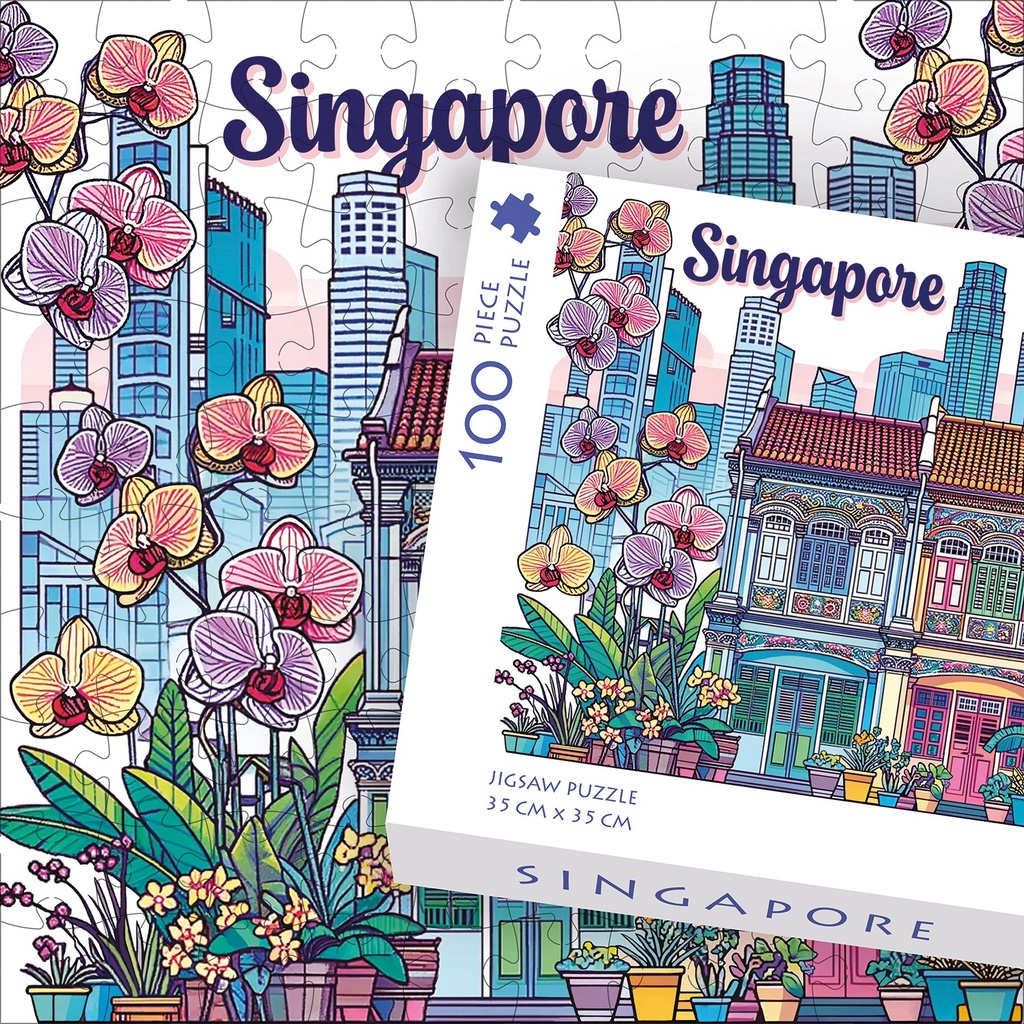 Singapore Heritage Shophouses Puzzle
