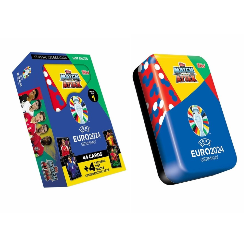 Topps Match Attax UEFA EURO 2024  Collectible Mega Tin (Asst)