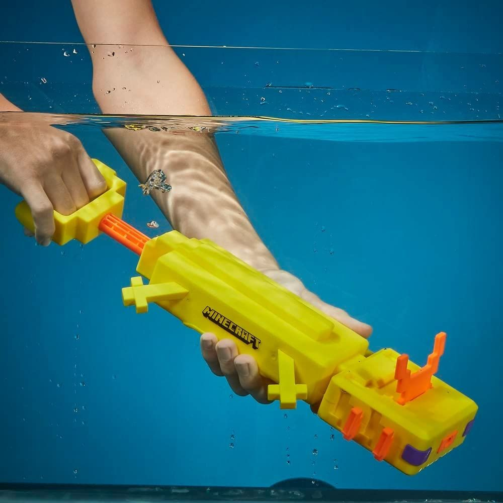 NERF Super Soaker Minecraft Axolotl