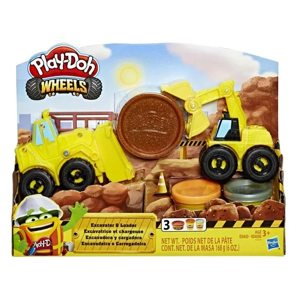 Playdoh Excavator n Loader