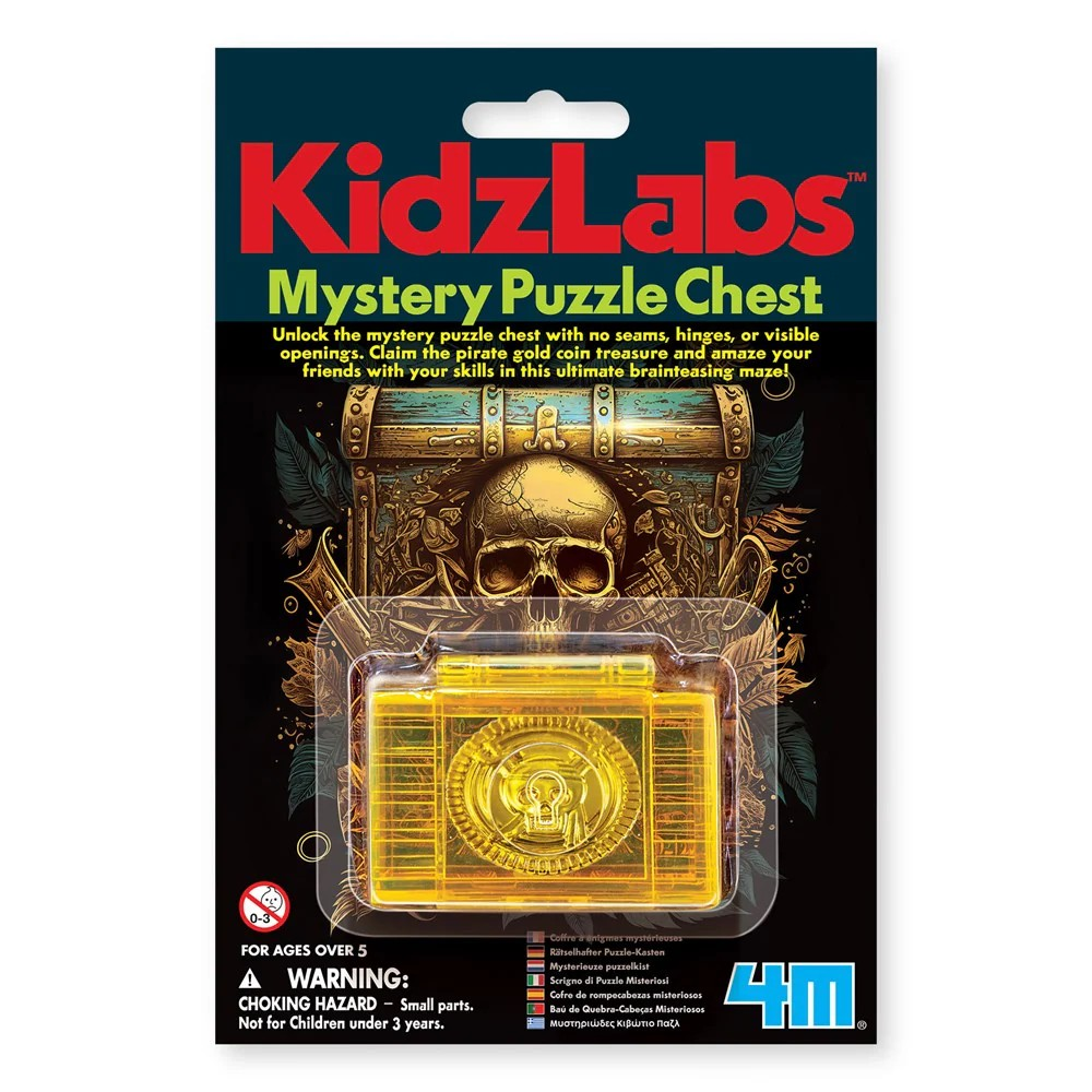 4M KidzLabs Mystery Puzzle Chest