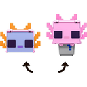 Minecraft Flippin Figs Alex n Axolotl