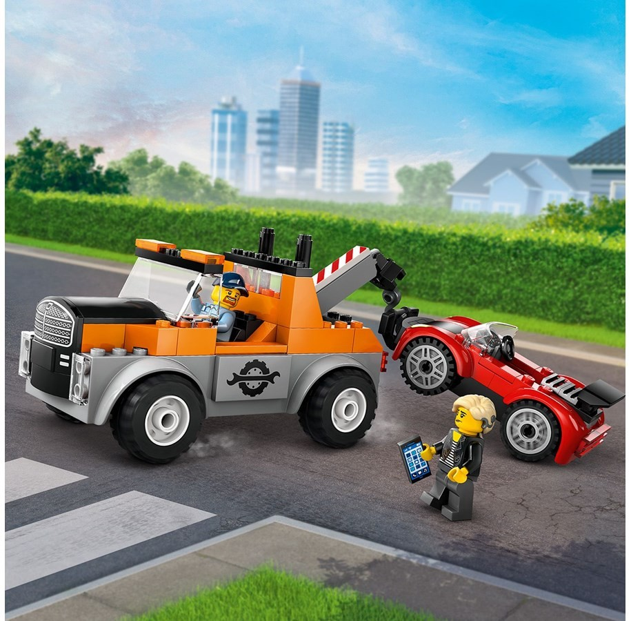 LEGO 60435 City Tow Truck and Sports Car Repair