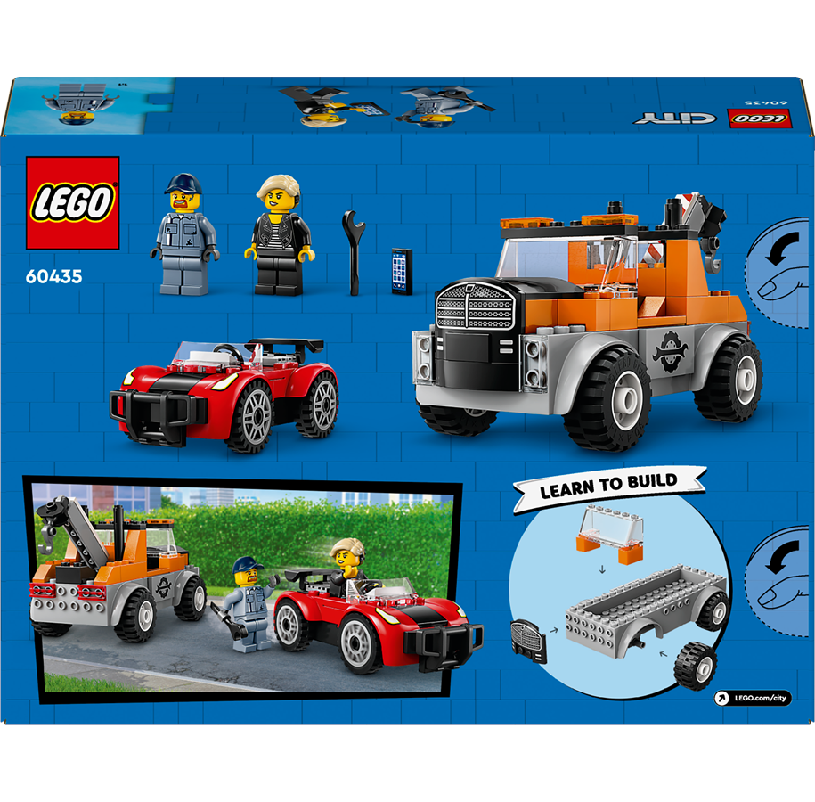 LEGO 60435 City Tow Truck and Sports Car Repair