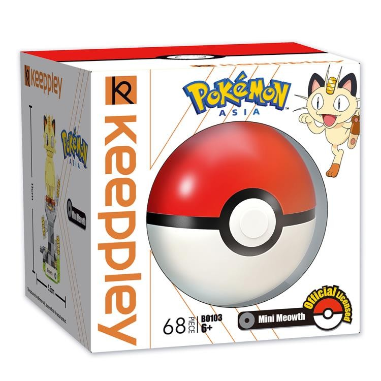 Keeppley Pokeball Mini Meowth