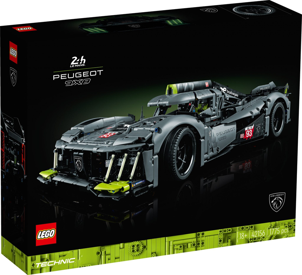 LEGO 42156 Technic PEUGEOT 9X8 24H Le Mans Hybrid Hypercar