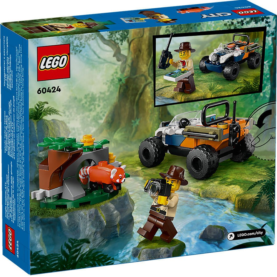 LEGO 60424 City Jungle Explorer ATV Red Panda Mission