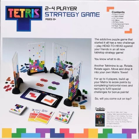 Tetris Head-To-Head Multiplayer Strategy Game