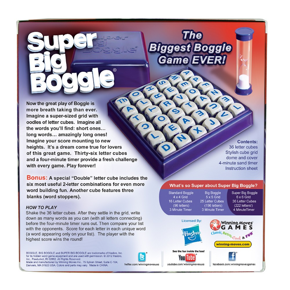 Hasbro Gaming Super Big Boggle